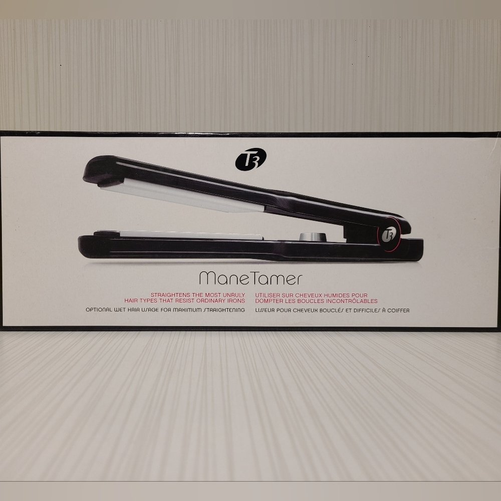 T3 Mane Tamer Hair Straightener New